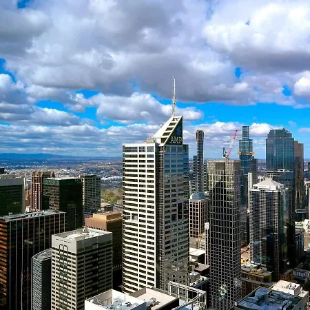 Luxury Cbd Skyline View Apartment Lv58 Melbourne Exterior photo